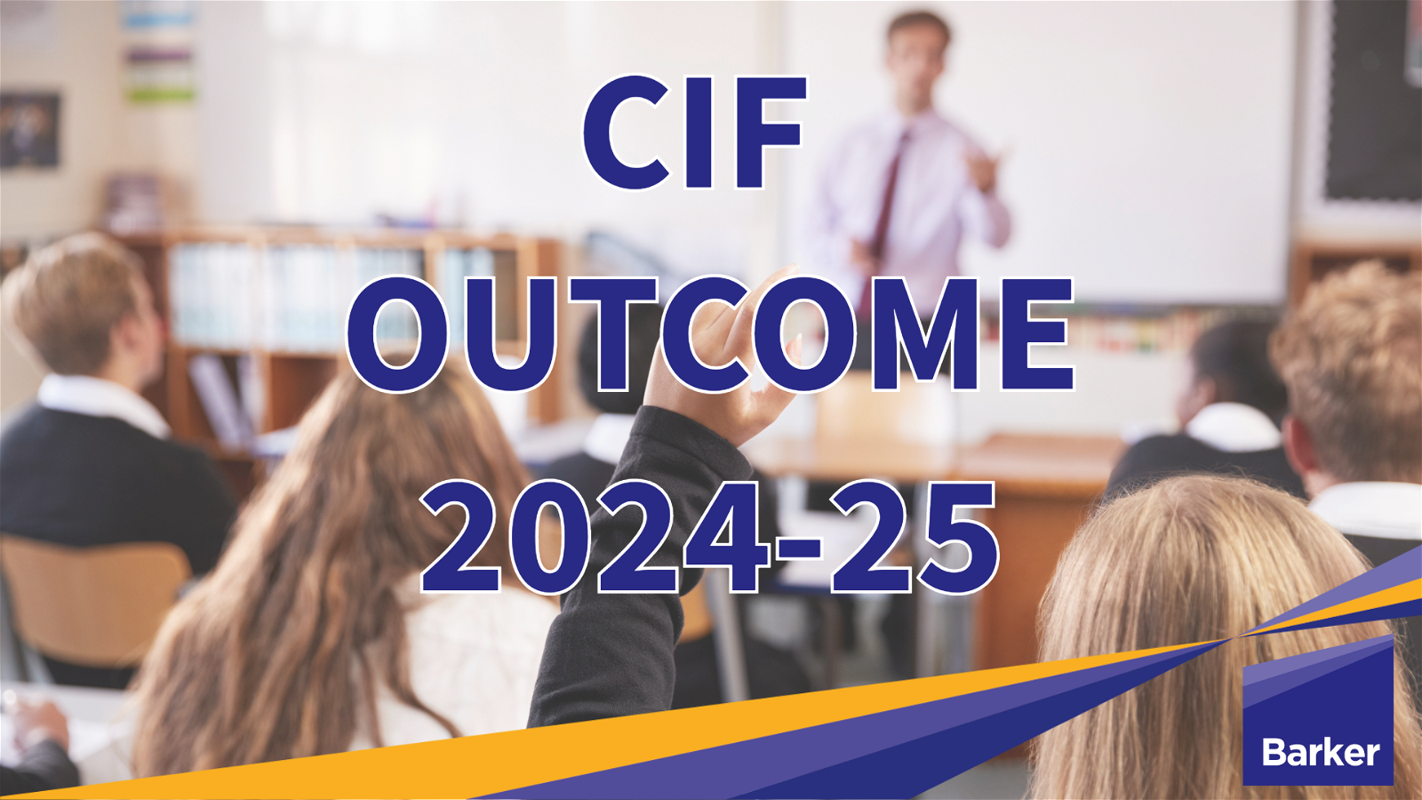 CIF 2024/25 Success: millions of funding secured for our academy clients