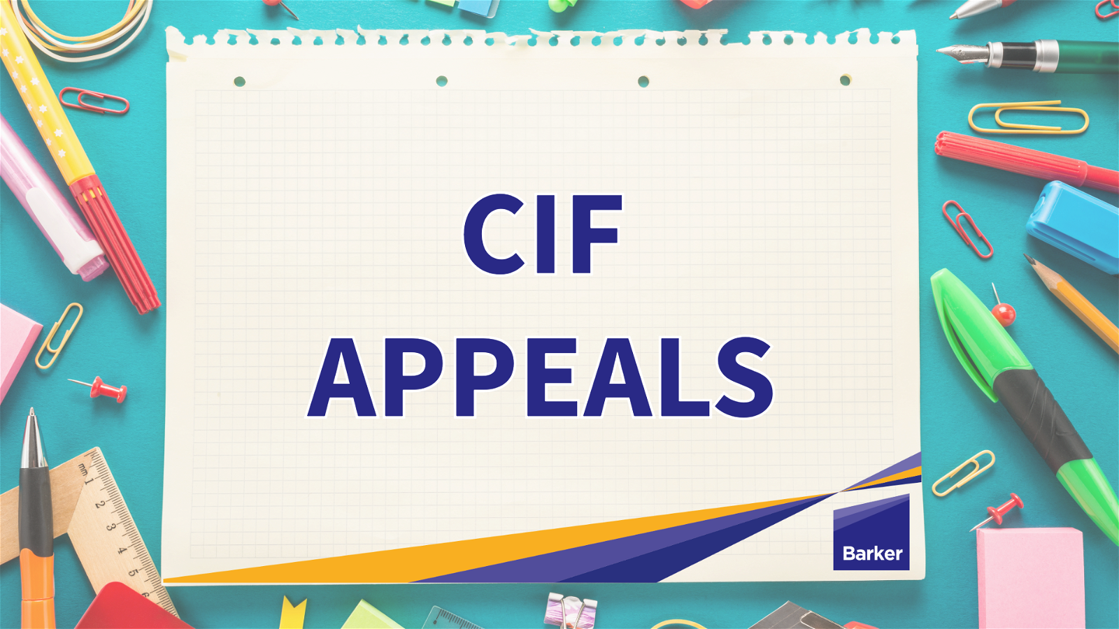 CIF Appeals Update