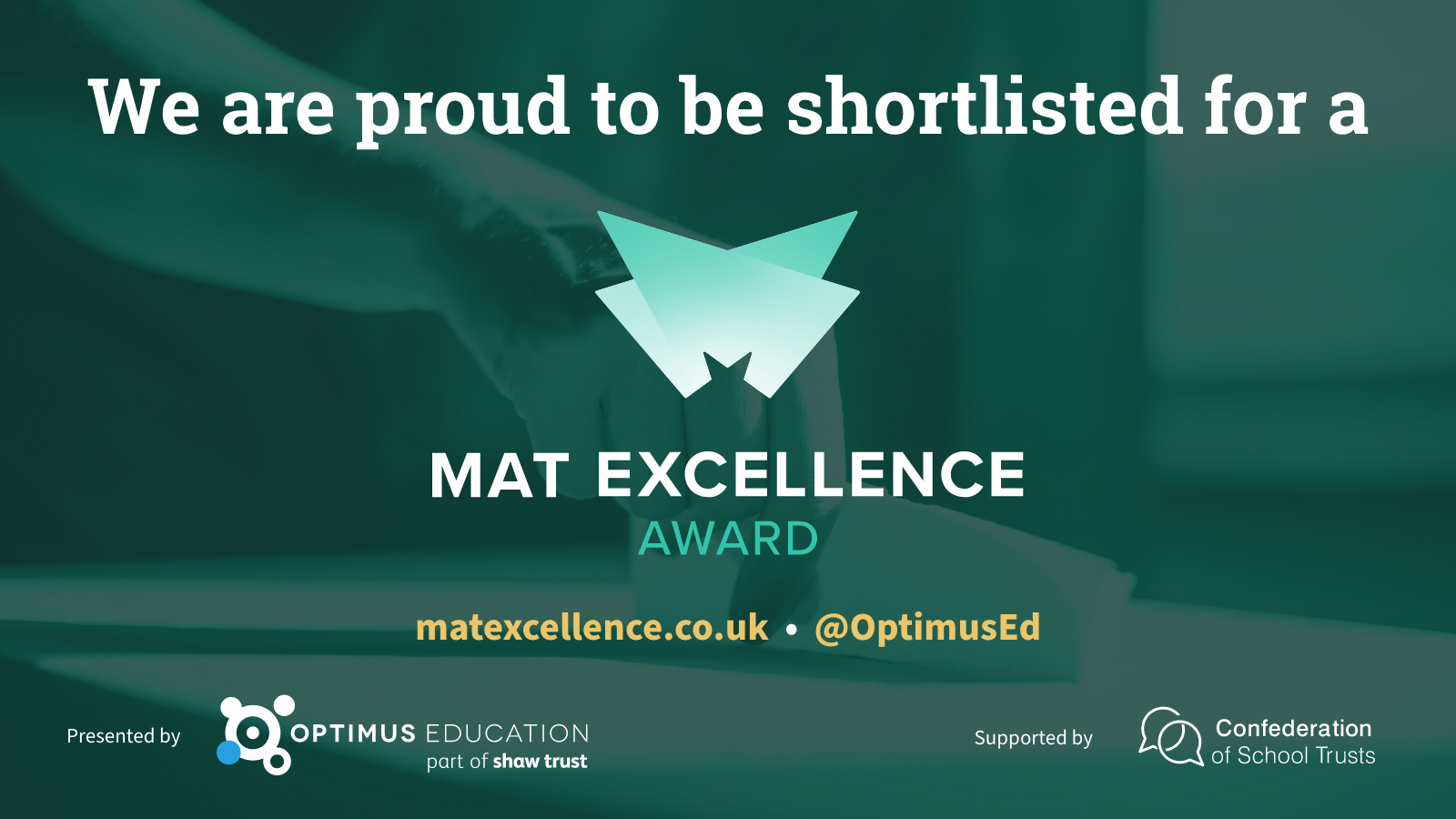 Barker shortlisted for MAT Excellence Awards